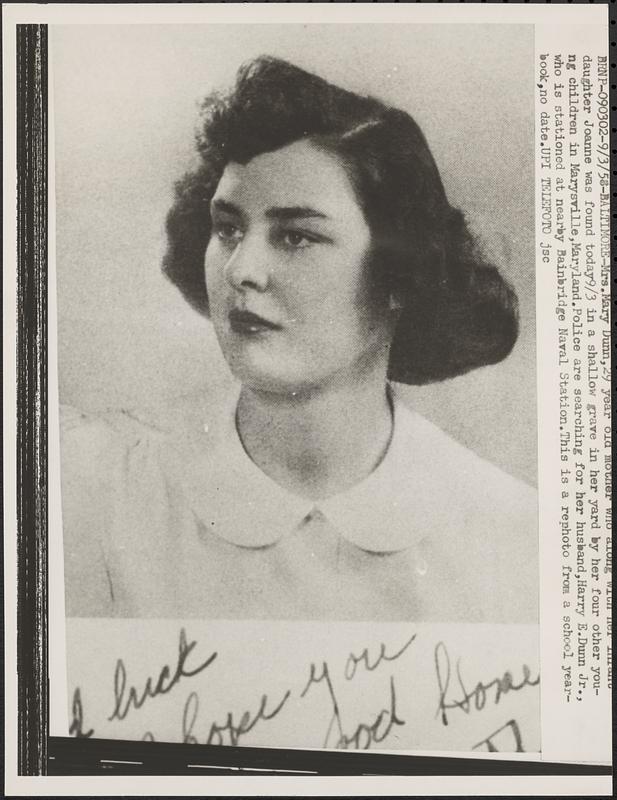 Mrs. Mary Dunn, Maryland