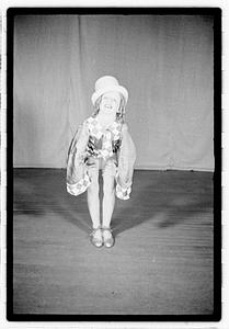 Girl dancer in costume