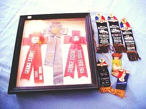 Group of husbandry related ribbons