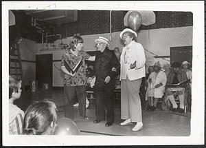 Older people performing