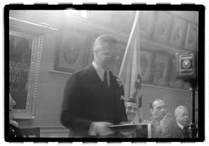 Gov. Ely reception, Rev. Mr. Lang