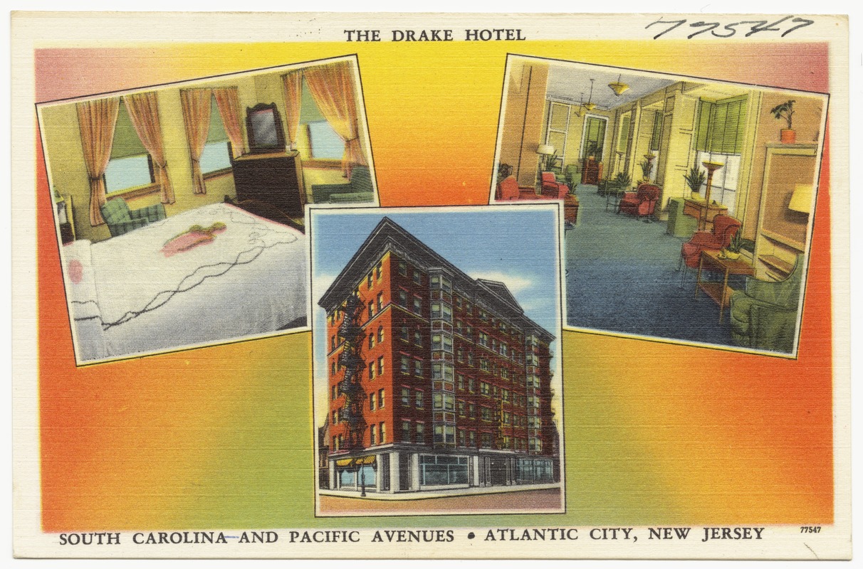 The Drake Hotel, South Carolina and Pacific Avenues, Atlantic City, New Jersey