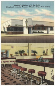 Herman's (Satinover's) Bar-Grill, Maryland & Arctic Avenue, Atlantic City, New Jersey