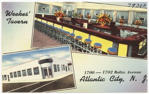 Weekes' Tavern, 1700-1702 Baltic Avenue, Atlantic City, N. J.