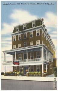 Hotel Proto, 1908 Pacific Avenue, Atlantic City, N. J.