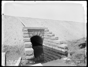 Wachusett Aqueduct, Culvert No. 5, Section 6, station 233+, from the east, Northborough, Mass., Jun. 28, 1897