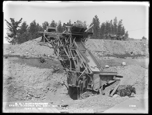 Wachusett Aqueduct, gravel screener, Section 9, station 348+, from the south, Northborough, Mass., Jun. 28, 1897