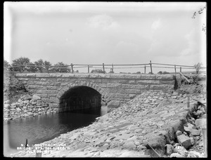 Wachusett Aqueduct, stone arch bridge, near Charles L. Johnson's, Section 11, station 584+, from the southeast, Southborough, Mass., Jul. 23, 1897