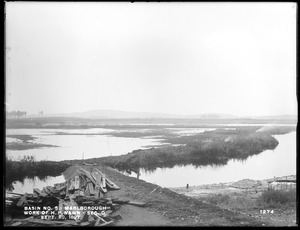 Sudbury Reservoir, Section O, work of H. P. Nawn, from the northeast at the top of incline, Marlborough, Mass., Sep. 20, 1897