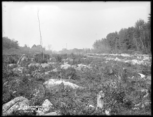 Wachusett Aqueduct, ground before stripping, Section 11, station 507+50, from the southeast, Southborough, Mass., Oct. 8, 1897