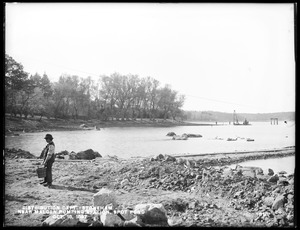 Distribution Department, Low Service Spot Pond Reservoir, shore south of Malden Pumping Station, from the north, Stoneham, Mass., Oct. 18, 1897