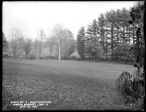 Sudbury Reservoir, Section A, land of Joseph Burnett west of Burnett Road, northern part, from the west near the house, Southborough, Mass., Oct. 20, 1897