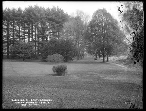 Sudbury Reservoir, Section A, land of Joseph Burnett west of Burnett Road, southern part, from the west near the house, Southborough, Mass., Oct. 20, 1897