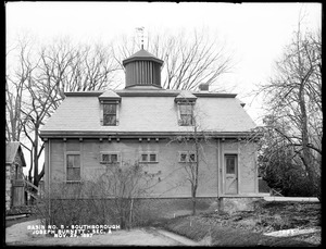 Sudbury Reservoir, Section A, easterly side of stable of Joseph Burnett, from the east near tool house, Southborough, Mass., Nov. 29, 1897