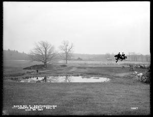 Sudbury Reservoir, Section A, pond on land of Joseph Burnett, east of the Burnett Road, from the north, Southborough, Mass., Nov. 29, 1897