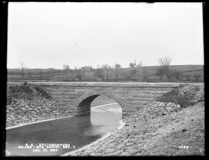 Wachusett Aqueduct, bridge, Section 11, station 540+30, from the east, Southborough, Mass., Dec. 20, 1897