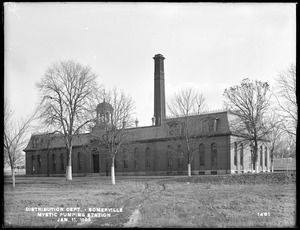 Distribution Department, Mystic Pumping Station, Somerville, Mass., Jan. 11, 1898