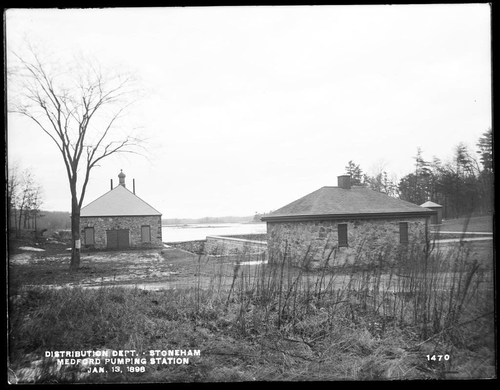 Distribution Department, Medford Pumping Station, southern shore