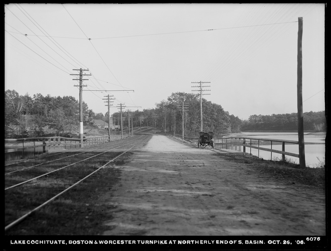 Sudbury Department, improvement of Lake Cochituate, Boston & Worcester Turnpike at northerly end of south basin, Natick, Mass., Oct. 26, 1906