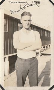 U.S. Marine Owen K. Williams, Jr., Thanksgiving 1922, Marine base Quantico, VA