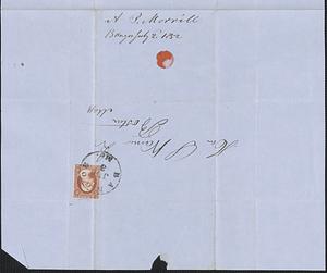 Anson P. Morrill and I. R. Clark to Samuel Warner, 2 July 1852