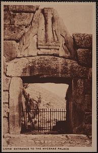 Lions' entrance to the Mycenae Palace