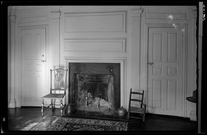 Interior, bedroom, King Hooper Mansion, Marblehead