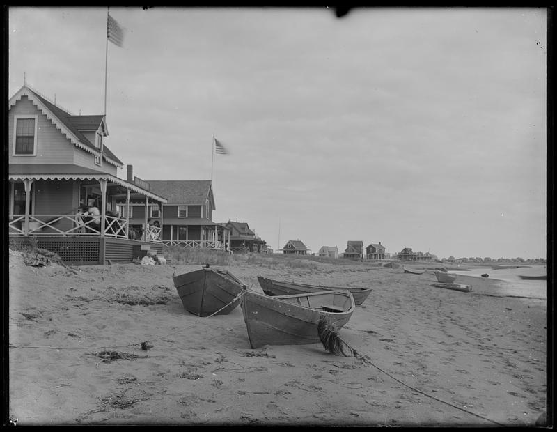 Row boats on a beach