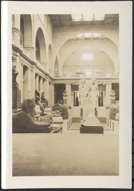 Interior view--Museum of Cairo, Egypt