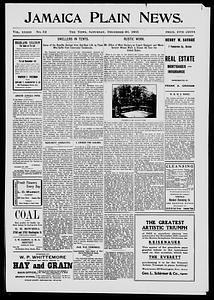 Jamaica Plain News, December 30, 1905