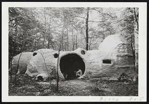 House of the Future? This experimental foam plastic structure has been completed by a Yale University School of Architecture design team.
