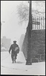 The Mall Goes Through on Snow Hill St., North End.