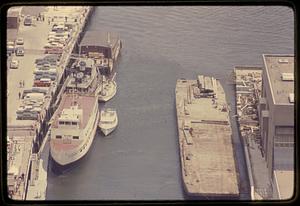 Between Long Wharf & Central Wharf from the Custom House Tower Boston