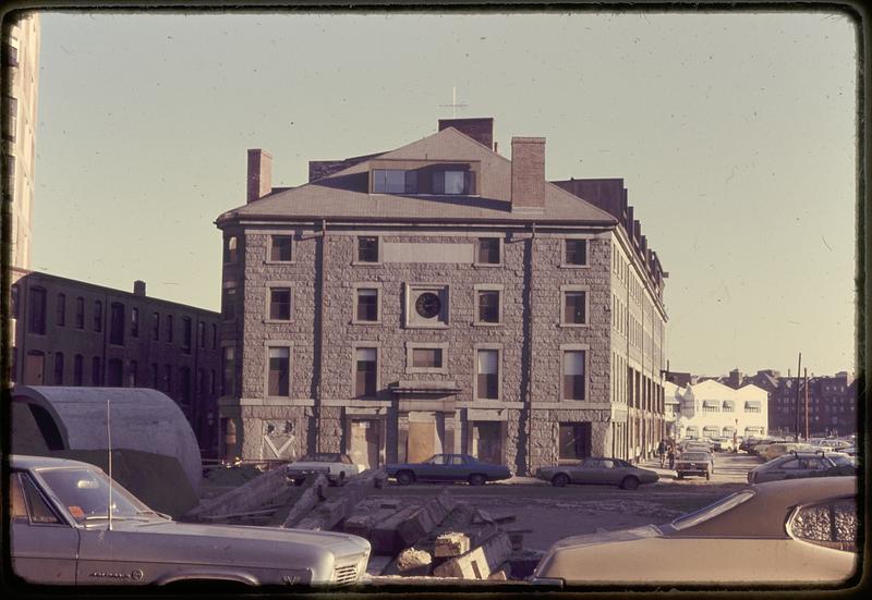 Commercial Wharf north from Fulton Street Boston