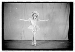 Girl ballet dancer in costume