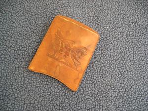 Leather card case