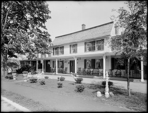 Right wing off Brookfield Inn, opposite River Street, Highway Post Road, Brookfield, Mass.
