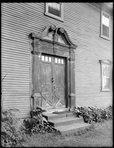 Front doorway of the Reverend John Williams House, Albany Road, Old Deerfield, Mass.