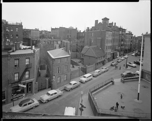 Moses Pierce-Hichborn House and Paul Revere House in North Square, North End