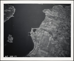 Naval Fuel Depot, Melville, RI-view from south   10000 ft