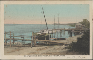 Boat landing, Bass River, Bass River, Mass.