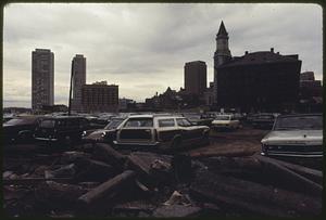 Skyline looking east from Commercial Wharf Street