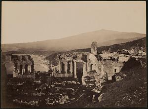 Taormina, Sicily - Greek Theatre, Mt. Aetna