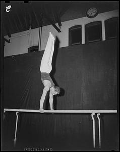 SC gymnast on the parallel bars