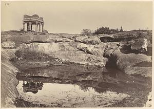 View of temple pavilion, possibly in Gaya