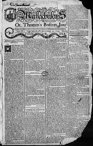 The Massachusetts Spy, or, Thomas's Boston Journal
