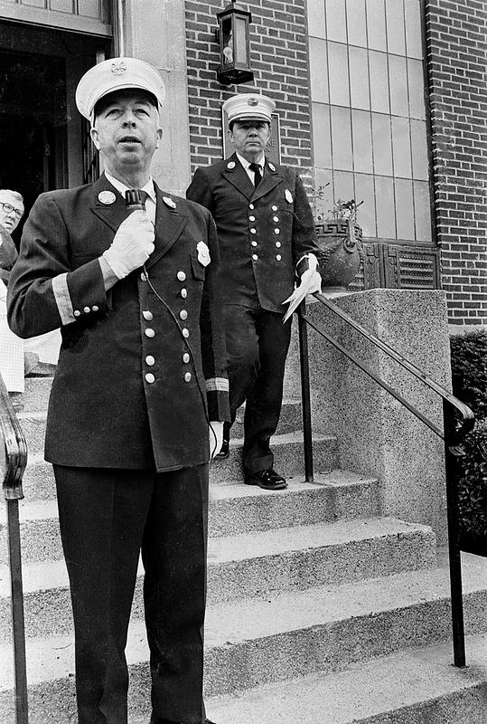 Chief Fothergil, fireman's ceremony