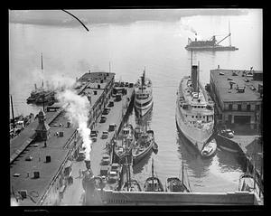 King Philip and other boats at T-Wharf Boston