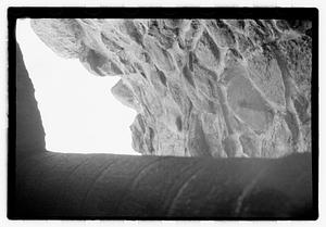 Stone wall above