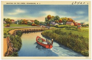 Boating on the creek, Keansburg, N.J.